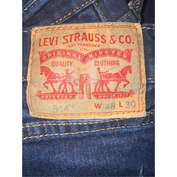 Levi's Men's 514 Straight Fit Cut Jeans 48x30 - Picture 3 of 8